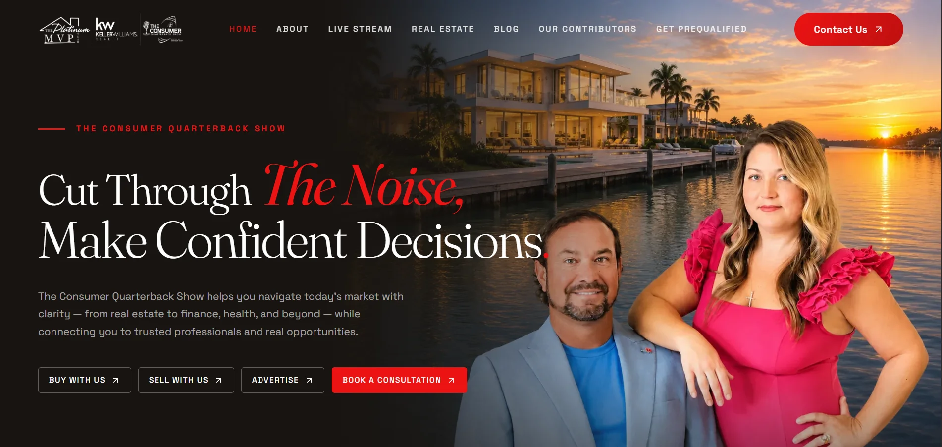 Consumer QB website by Flewny