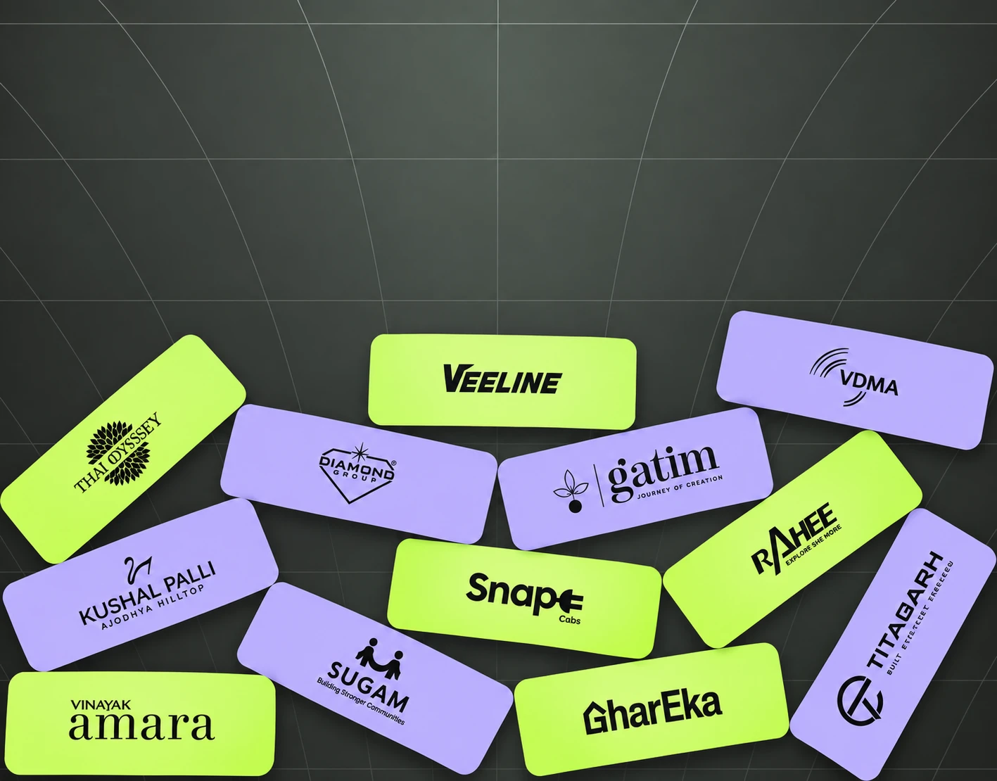 Brands that trust Flewny: Veeline, VDMA, Gatim, Snap-E Cabs, Titagarh, GharEka, Sugam and more
